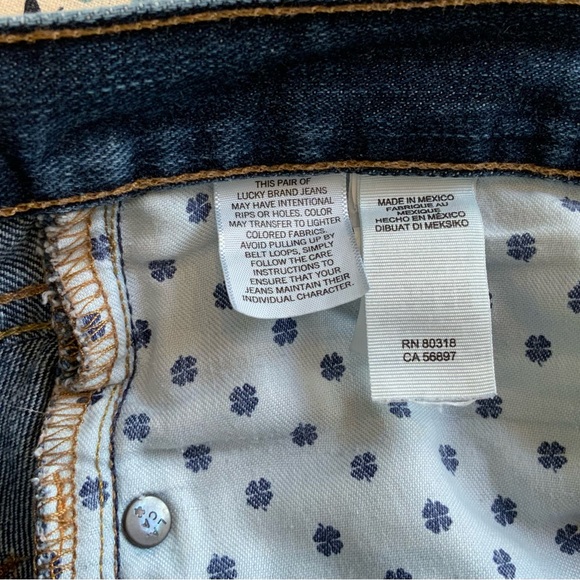 LUCKY JEANS MENS 363 VINTAGE STRAIGHT- W 30 LENGTH 30 - Picture 4 of 5